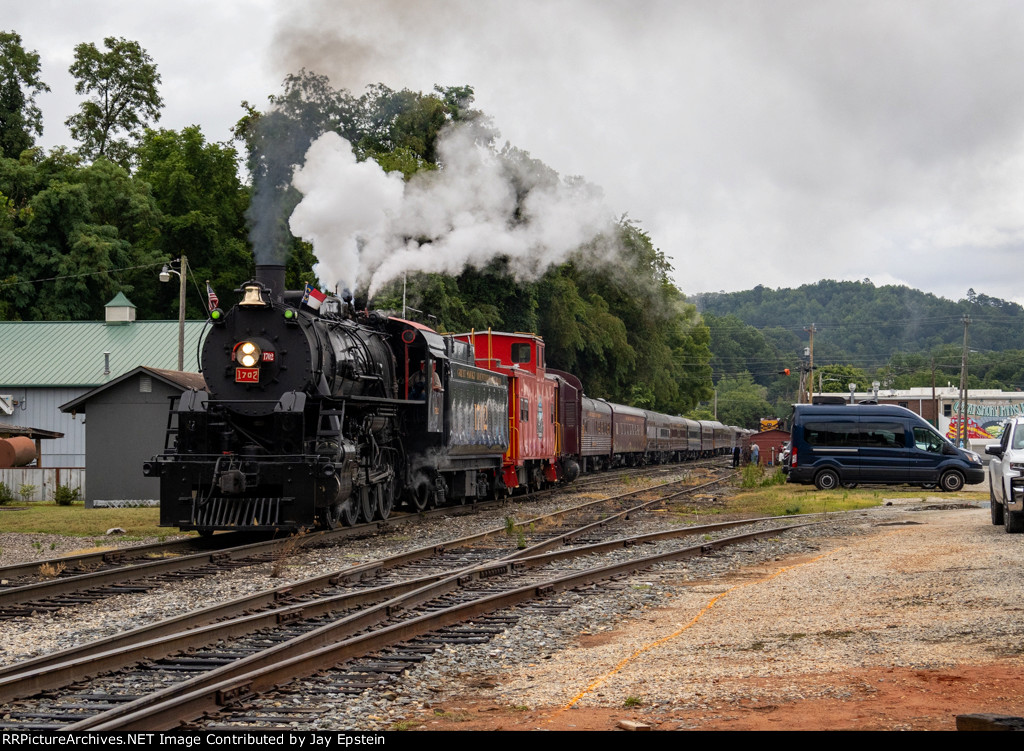 Departing for the Nantahala Gorge